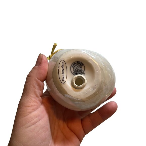 Nativity Scene Light Up Ornament Appletree Design Angel Holy Porcelain Jesus - Picture 7 of 9